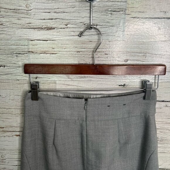 Banana  republic gray midi skirt pencil size 0 - Picture 6 of 7